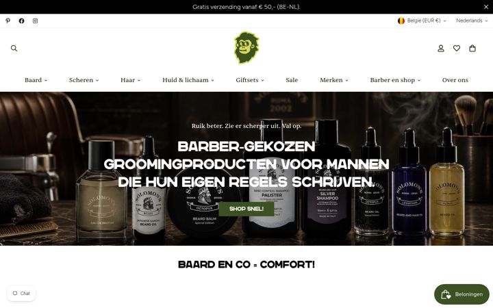 Screenshot of baardenco.be