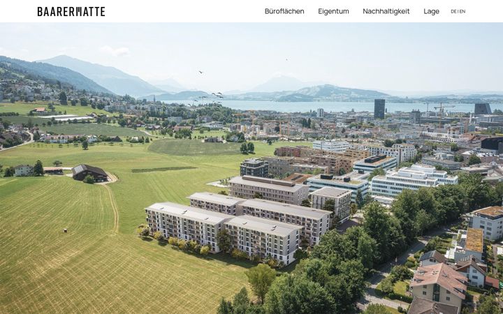 Screenshot of baarermatte.ch