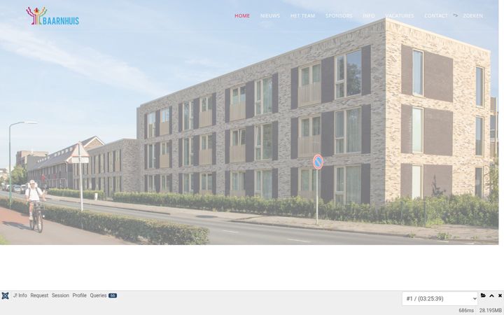 Skärmbild av baarnhuis.nl