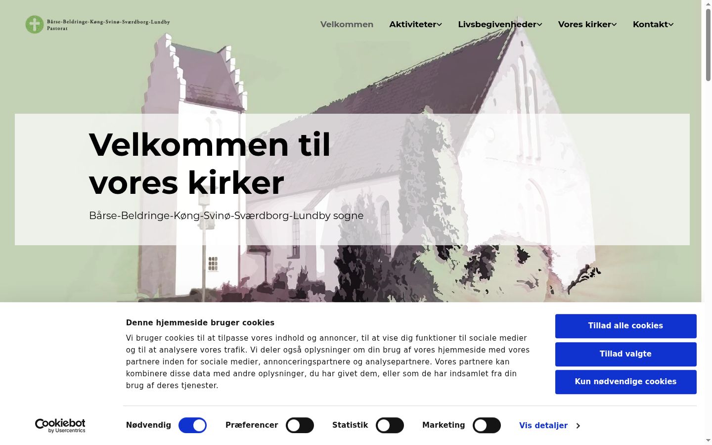 Screenshot tal-banner tal-kunsens muri qabel kwalunkwe interazzjoni