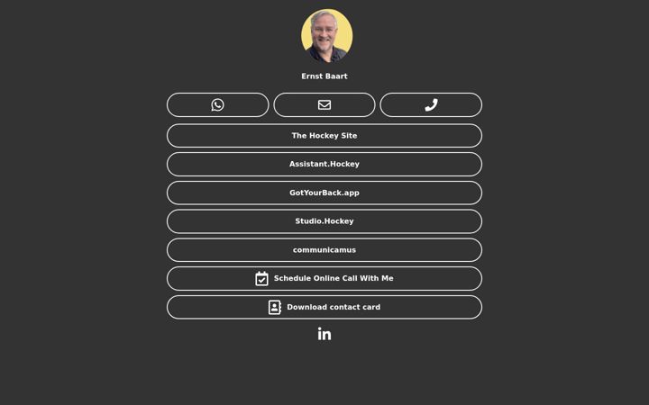 Screenshot of baart.link
