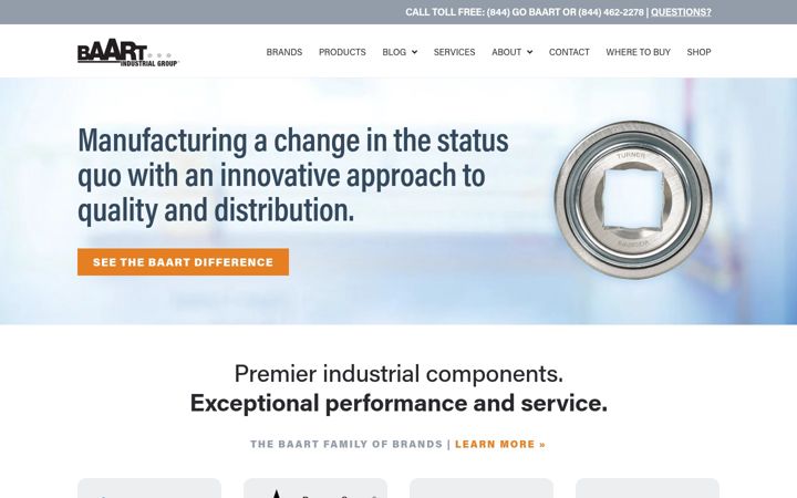 Screenshot of baartgroup.com