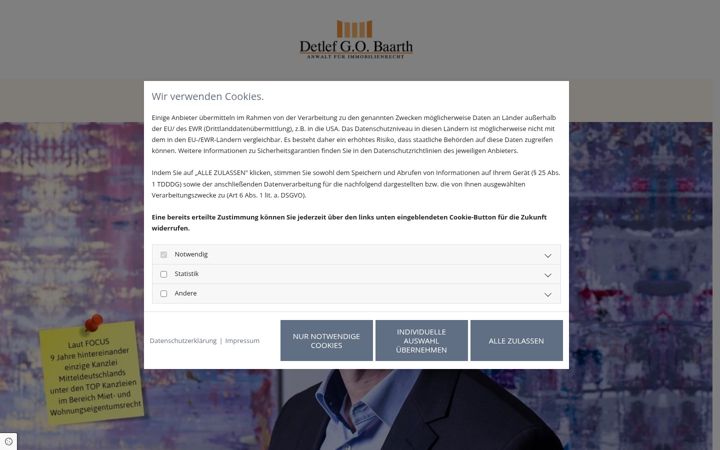Screenshot of baarth.net