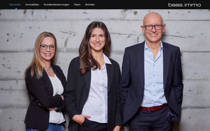 Screenshot of baas.immo