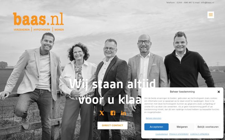 Ekraanipilt saidist baasassurantien.nl