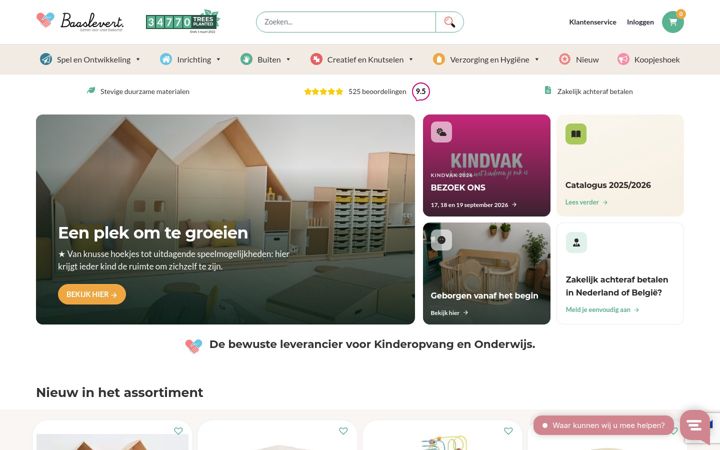 Screenshot of baaslevert.nl