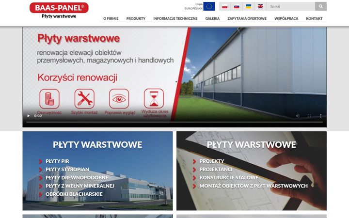Screenshot of baaspanel.com.pl