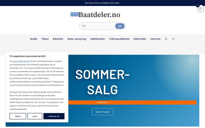 Screenshot of baatdeler.no