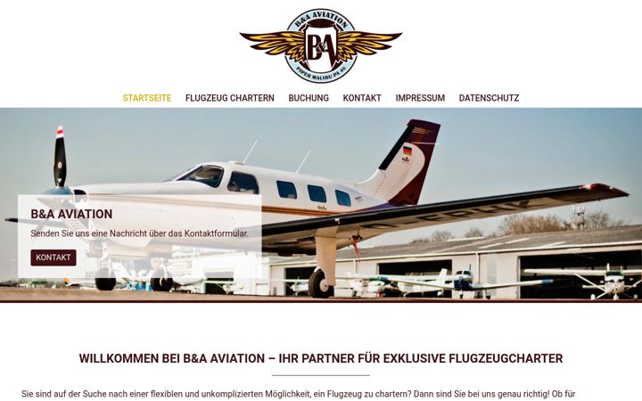 Screenshot of baaviation.de