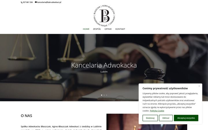 Screenshot of bab-adwokaci.pl
