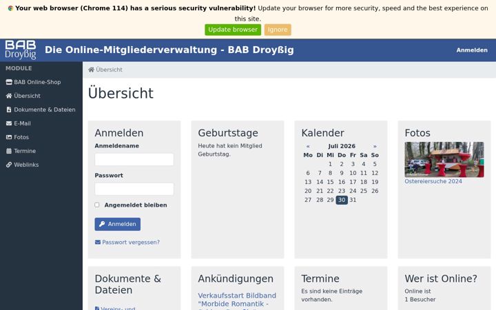 Screenshot of bab-droyssig.de