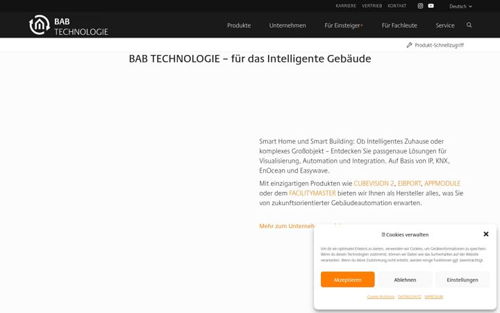 Screenshot of bab-technologie.com
