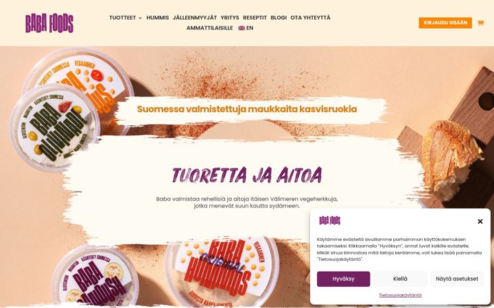 Ekrānuzņēmums no baba.fi