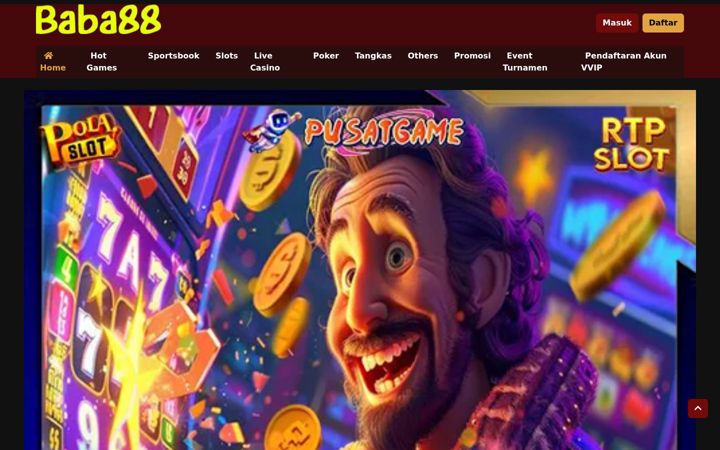 Screenshot of baba88.org