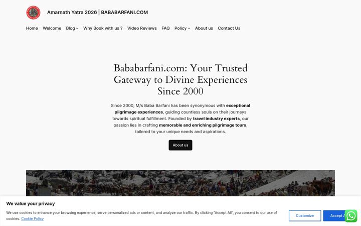 Screenshot of bababarfani.com