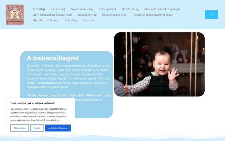 Screenshot of babacsillag.hu
