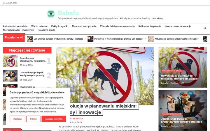 Screenshot of babafu.pl
