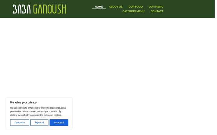 Zrzut ekranu babaganoush.co.uk