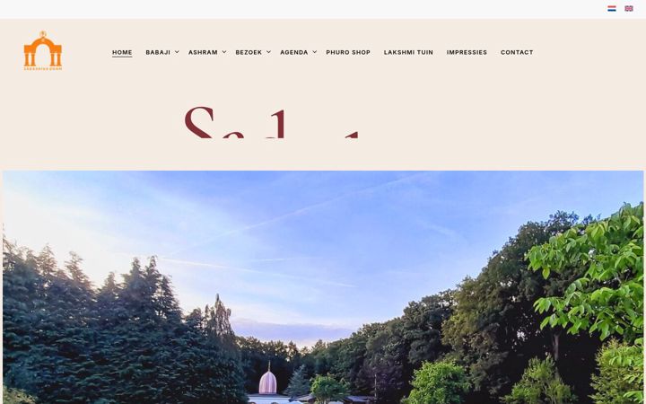 Screenshot of babaji.nl