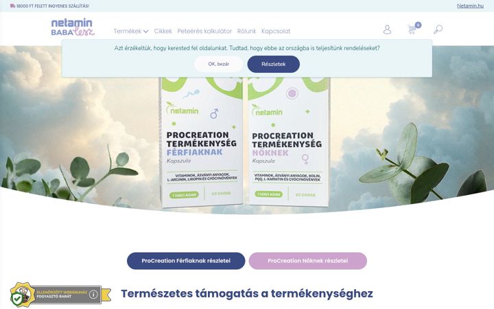 Screenshot of babalesz.hu