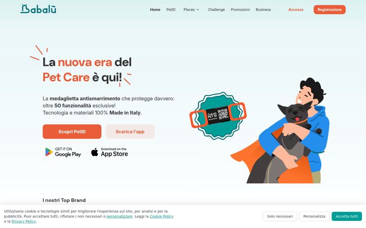 Screenshot of babalu.it