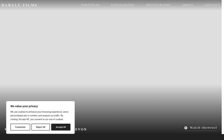 Screenshot of babalufilmscornwall.co.uk