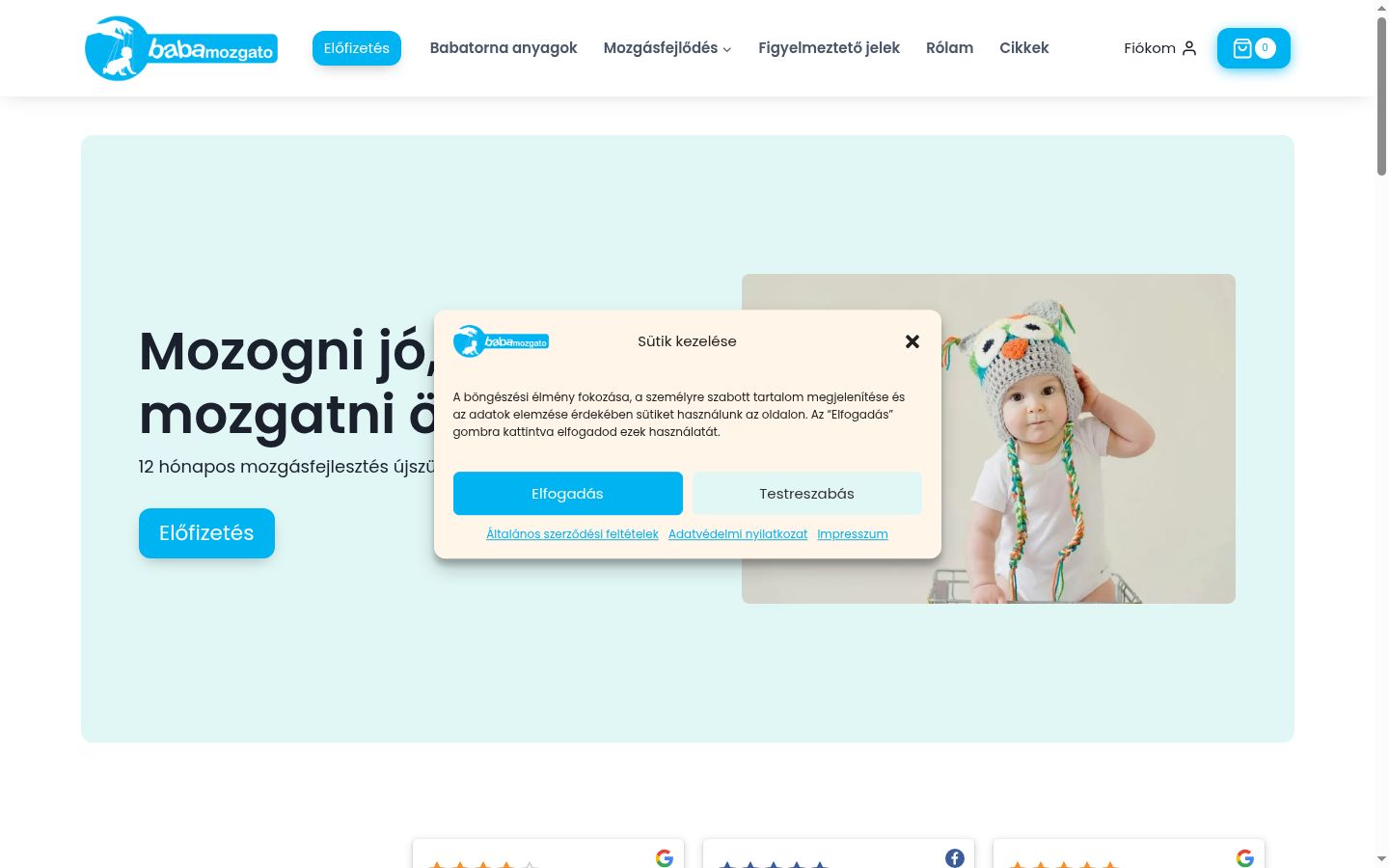Capture d'écran de la bannière de consentement affichée avant toute interaction