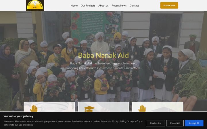 Captură de ecran a babananakaid.org