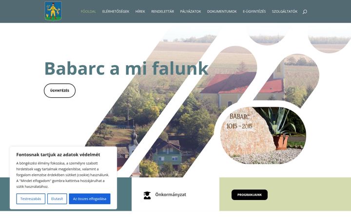 Screenshot of babarc.hu
