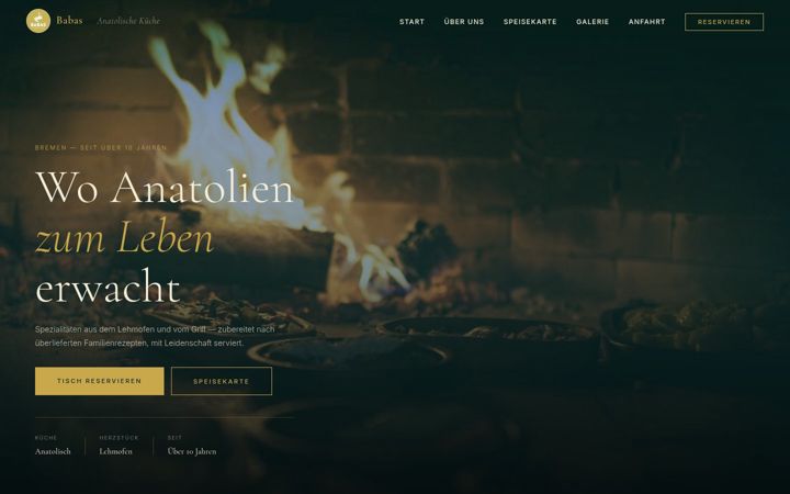 Screenshot of babas-bremen.de