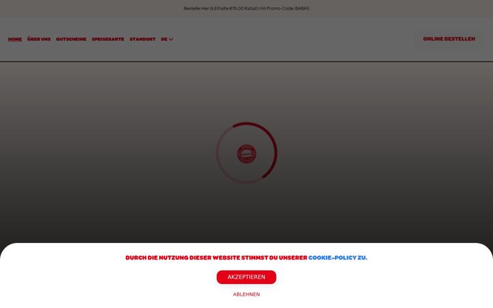 Screenshot of babas-smashburger.de