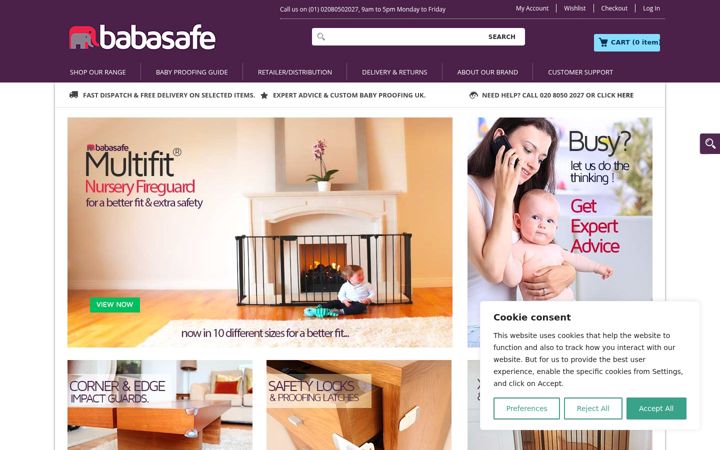 Zrzut ekranu babasafe.co.uk