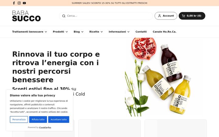 Screenshot of babasucco.com