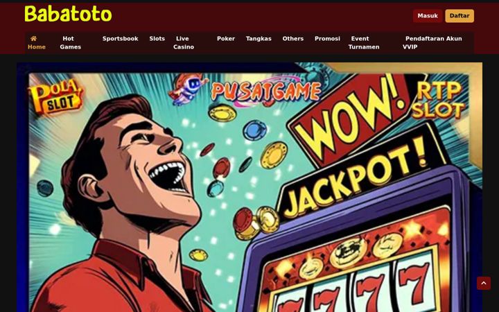 Screenshot of babatoto.org
