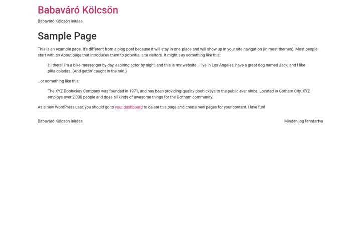 Screenshot of babavaro-kolcson.hu