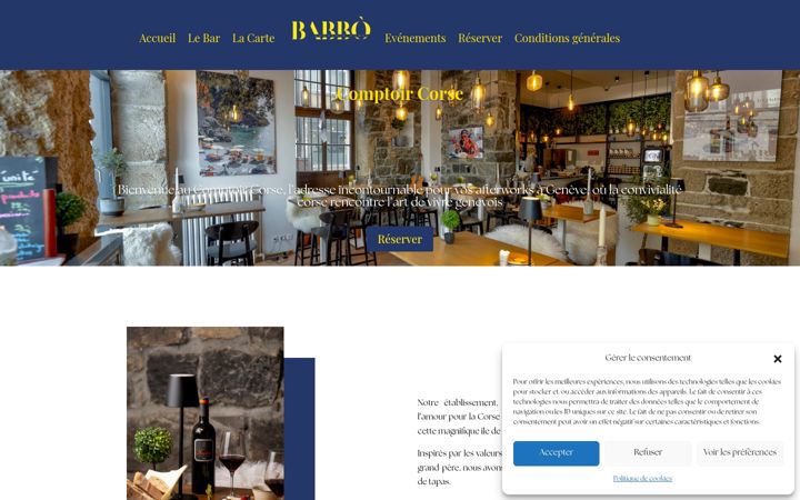 Skærmbillede af babbocomptoircorse.ch