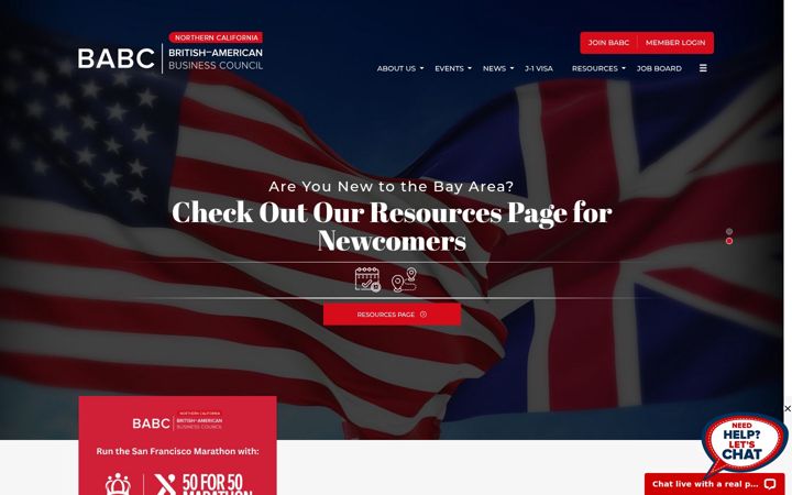 Screenshot of babcsf.org