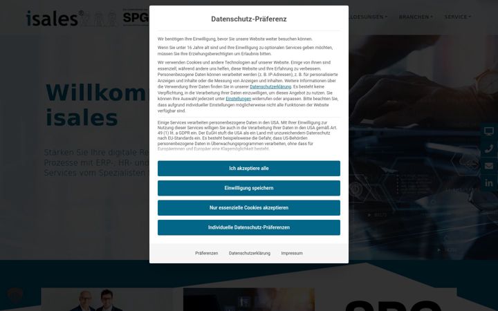 Screenshot of babdata.de
