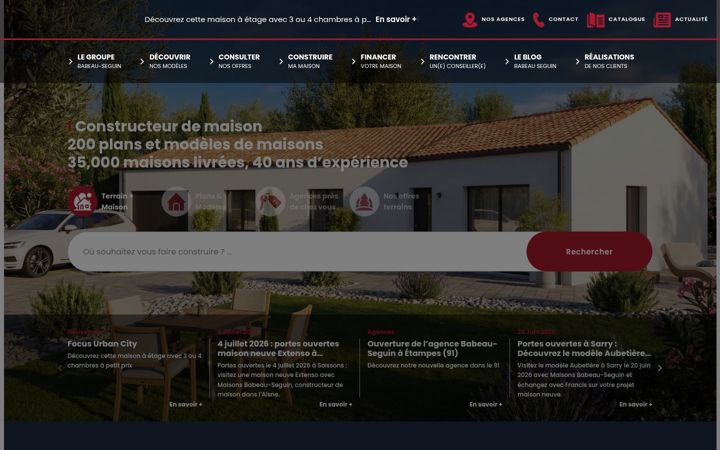Screenshot ta' babeau-seguin.fr