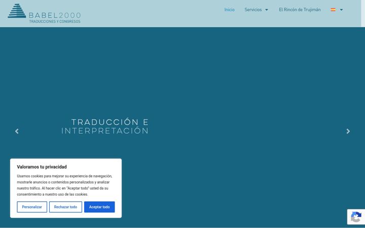 Screenshot of babel2000.es