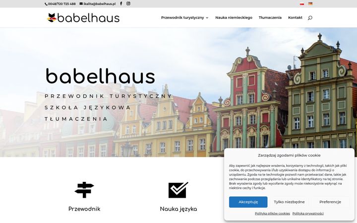 Screenshot of babelhaus.pl