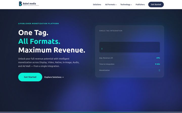 Screenshot of babelmedia.global