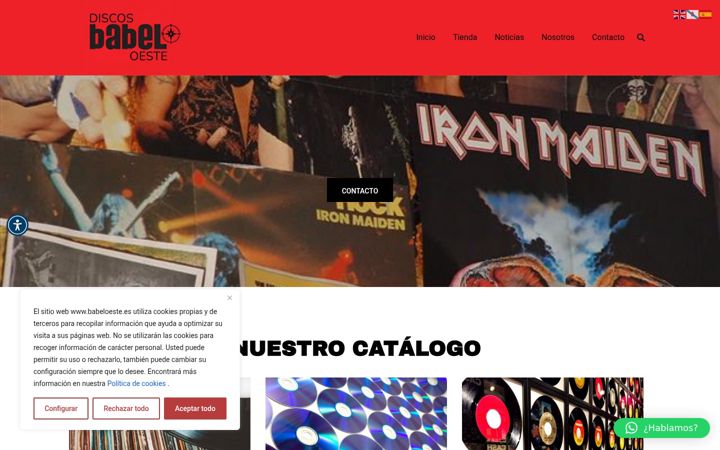 Screenshot of babeloeste.es