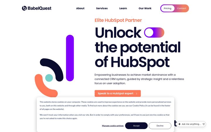 Screenshot of babelquest.co.uk