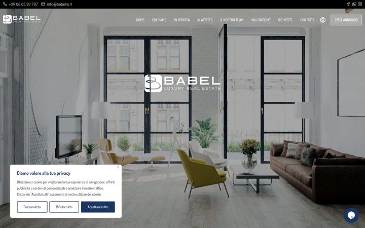 Screenshot of babelre.it