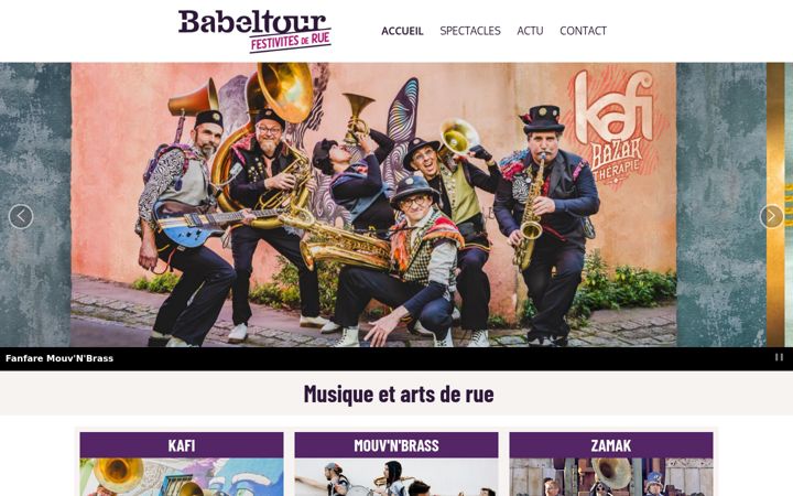 Screenshot ta' babeltour.fr
