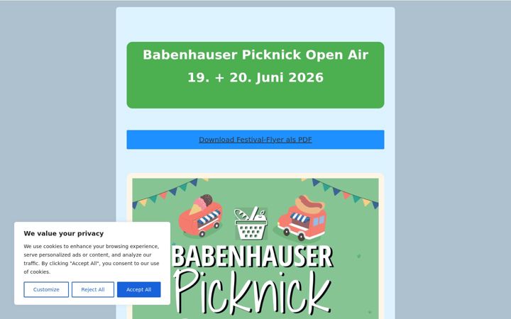 Screenshot of babenhauser-picknick-open-air.de