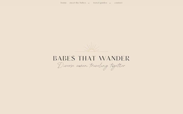 Screenshot of babesthatwander.com