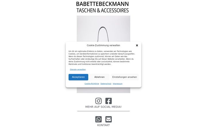 Screenshot von babettebeckmann.de