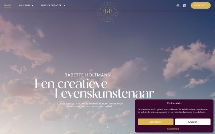 Screenshot of babetteholtmann.nl
